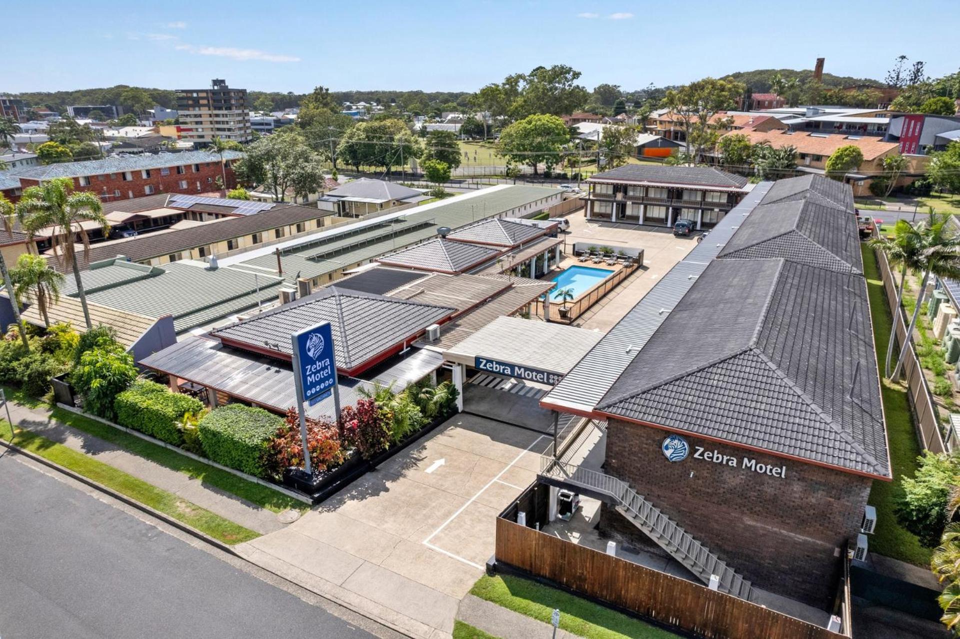 Zebra Motel Coffs Harbour Buitenkant foto